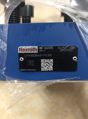 力士乐REXROTH盖板R900912815 LFA32DBW2-71/315德国液压