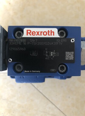 力士乐比例减压阀3DREME16P-73/200YG24K31F1V R901218100德国产
