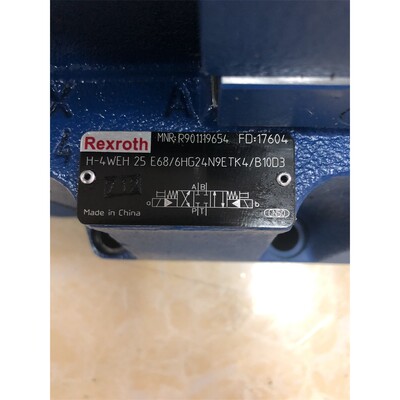 R901119654 H-4WEH25E68/6HG24N9ETK4/B10D3力士乐电液阀原装