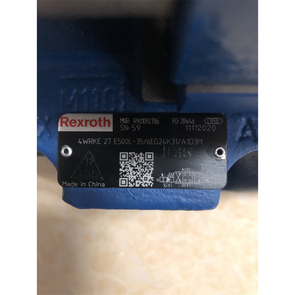 力士乐R901092786 4WRKE27E500L-35/6EG24K31/A1D3M比例阀德国产