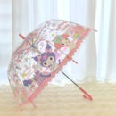 库洛米透明伞皮卡丘艾莎自动儿童雨伞长柄大号卡通出口日本 新款