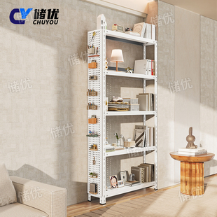 窄高长条洞洞板收纳架门后夹缝窄款角铁书架新型置物货架置物架