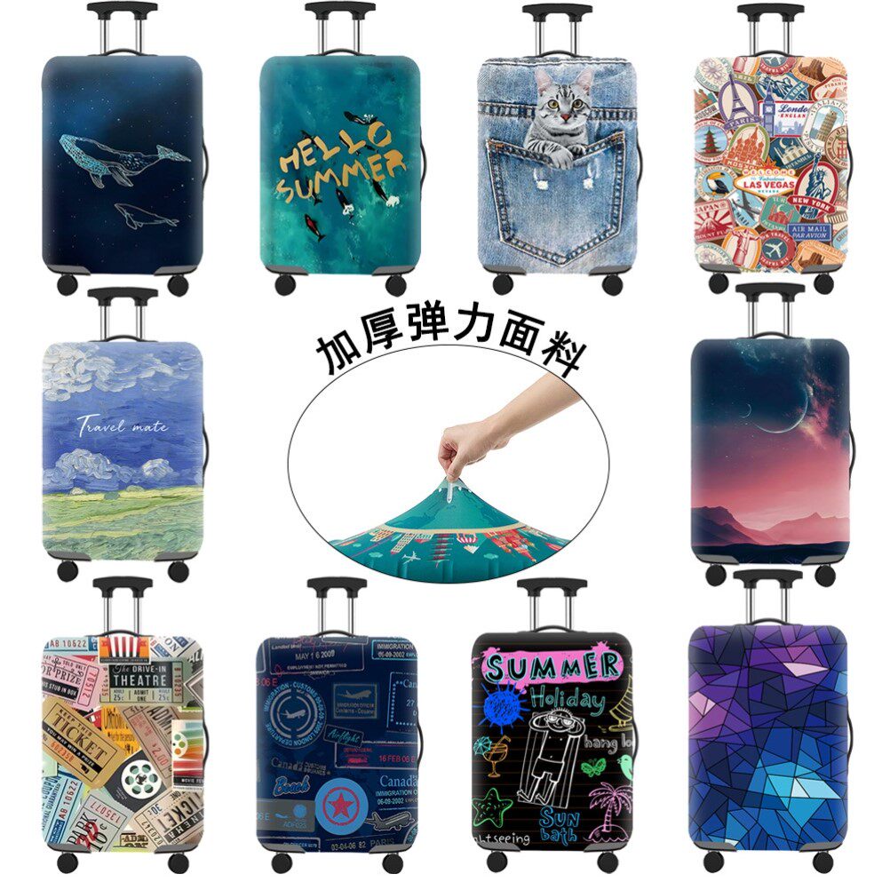 Luggage Cover Stch Fabric Suitcase Protector Baggage Dust