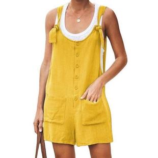 pocket and overalls cotton lace patch linen color solid