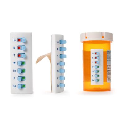 Reusable Pill Tracker & Reminder 药丸提醒追踪器工具备忘贴