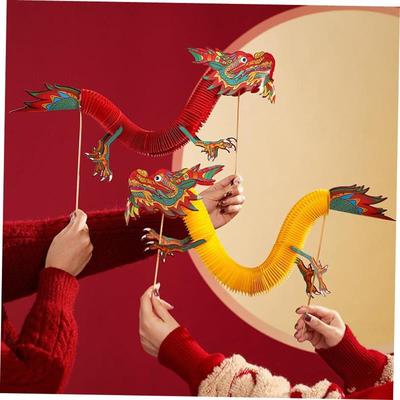 chinese dragon paper props happy new year decoration中国龙