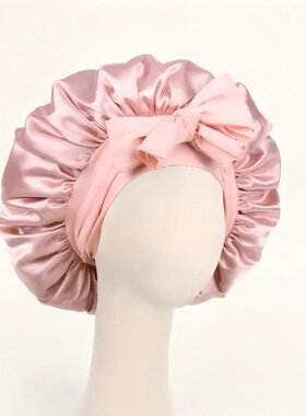 Satin Bonnet Silk Bonnet Bonne For Sleeping Hair Bonnet 睡帽