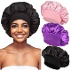 Soft Hair Silk Lined 1pcs Large Satin Bonnet