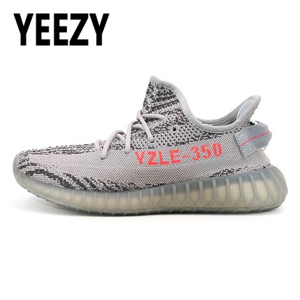 YEEZY官方正品新款350v2新灰橙真爆椰子鞋男女情侣休闲跑鞋运动鞋