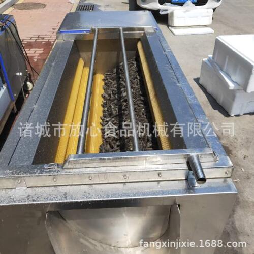 全自动海参清洗机  不锈钢毛辊喷淋清洗机 毛刷清洗机