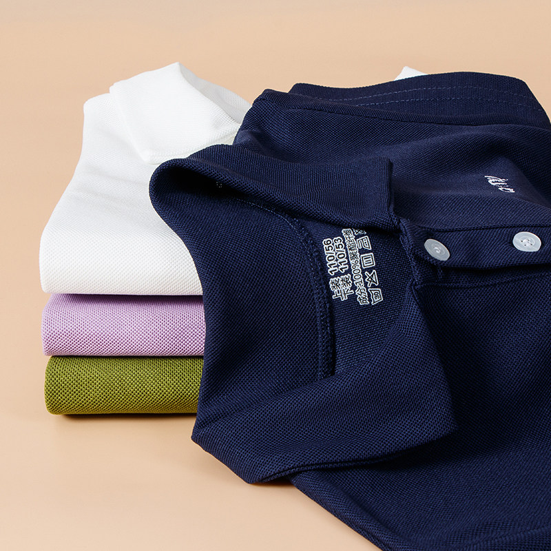 夏季儿童休闲时尚翻领POLO衫短袖短裤套装男女童纯色运动两件套