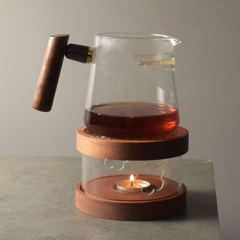 六月雪胡桃木蜡烛温茶炉温底座茶座煮茶茶器茶炉围炉烘台温,餐饮具,煮茶炭,淘宝优惠券,粉丝福利购,淘宝优惠卷