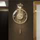 高档轻奢挂钟2024新款 新中式 钟表摆钟餐厅时钟创意客厅石英钟挂表