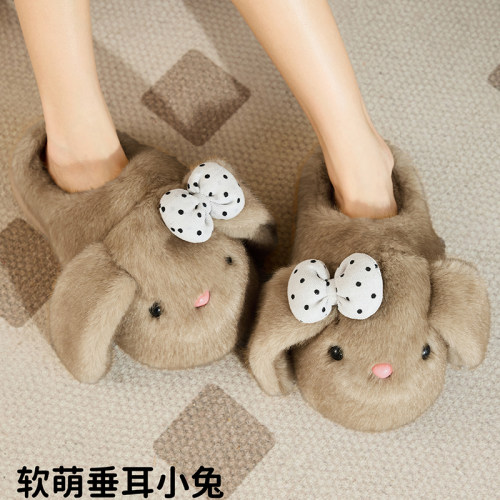 女士棉拖鞋秋冬季新款保暖