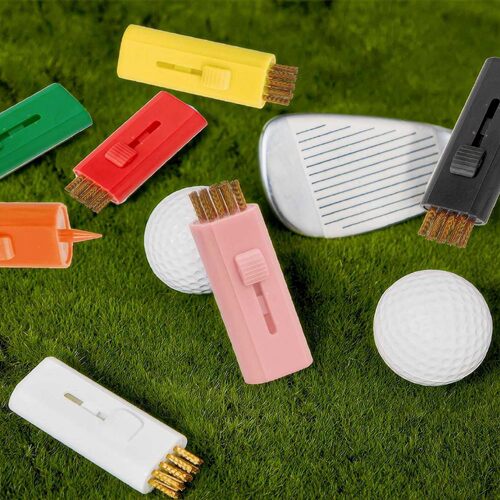 高尔夫清洁刷 鞋具球具两用双头球杆刷 高尔夫用品 golf清洁配件
