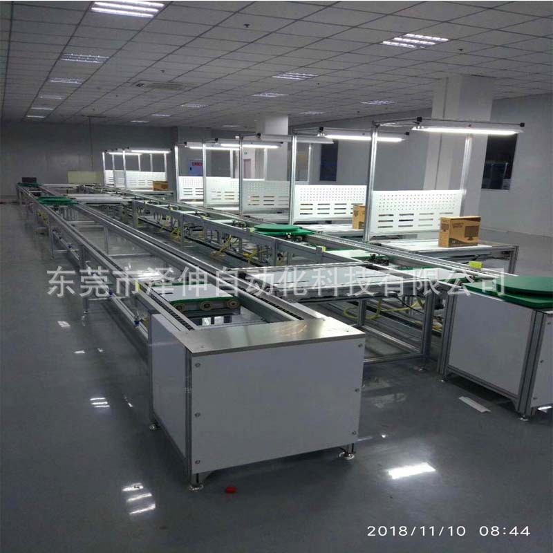 显示器倍速链输送线 锂电组装速链生产线 厂家优惠循环链条输送机