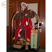 Gukoo 加绒米奇系列珊瑚绒保暖家居服睡袍 果壳睡衣女冬款