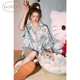 Gukoo 甜美女士家居冰丝套装 果壳睡衣女夏季 HelloKitty联名新款