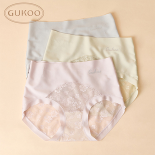 【多款可选】Gukoo/果壳内裤女四季简约款高腰舒适内裤组合装