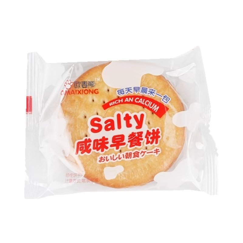 旺成欧麦熊咸味早餐饼干美味香脆办公室下午茶点网红小吃休闲零食,零食/坚果/特产,韧性饼干,淘宝优惠券,粉丝福利购,淘宝优惠卷