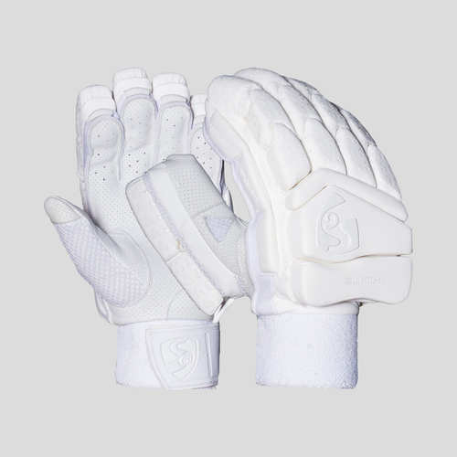 板球Cricket Batting Gloves SG Hilite White Batting Gloves