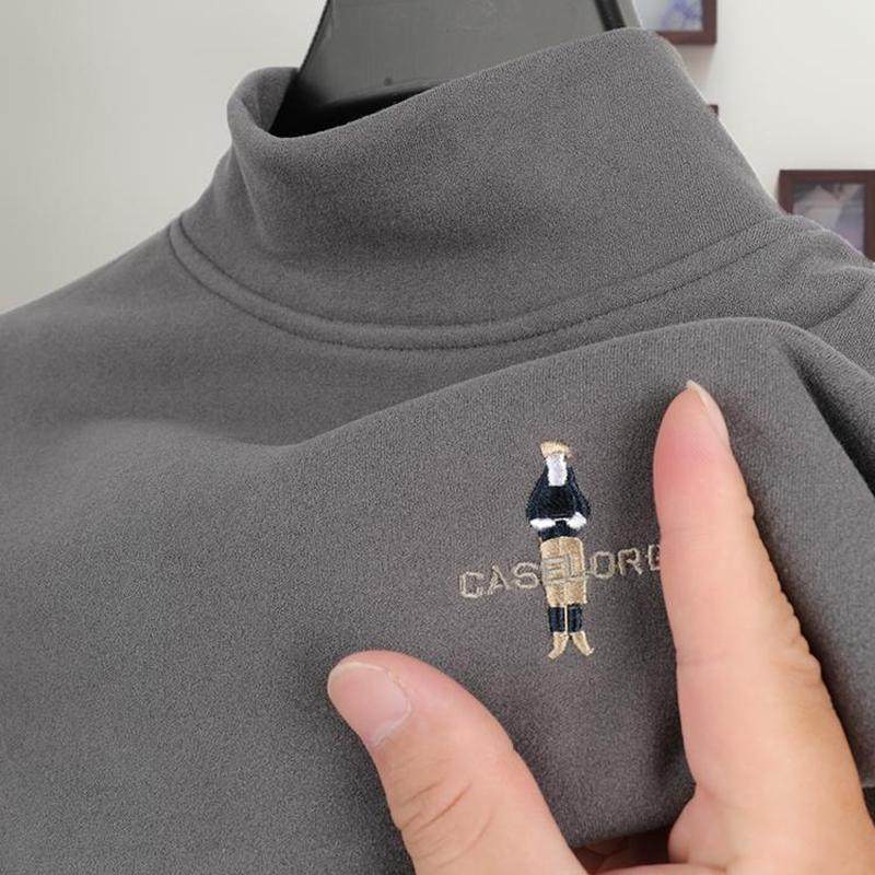 MAROLIO~进口双面绒！半高领打底衫男士加绒舒适保暖磨毛内搭上衣,男装,秀禾服,淘宝优惠券,粉丝福利购,淘宝优惠卷