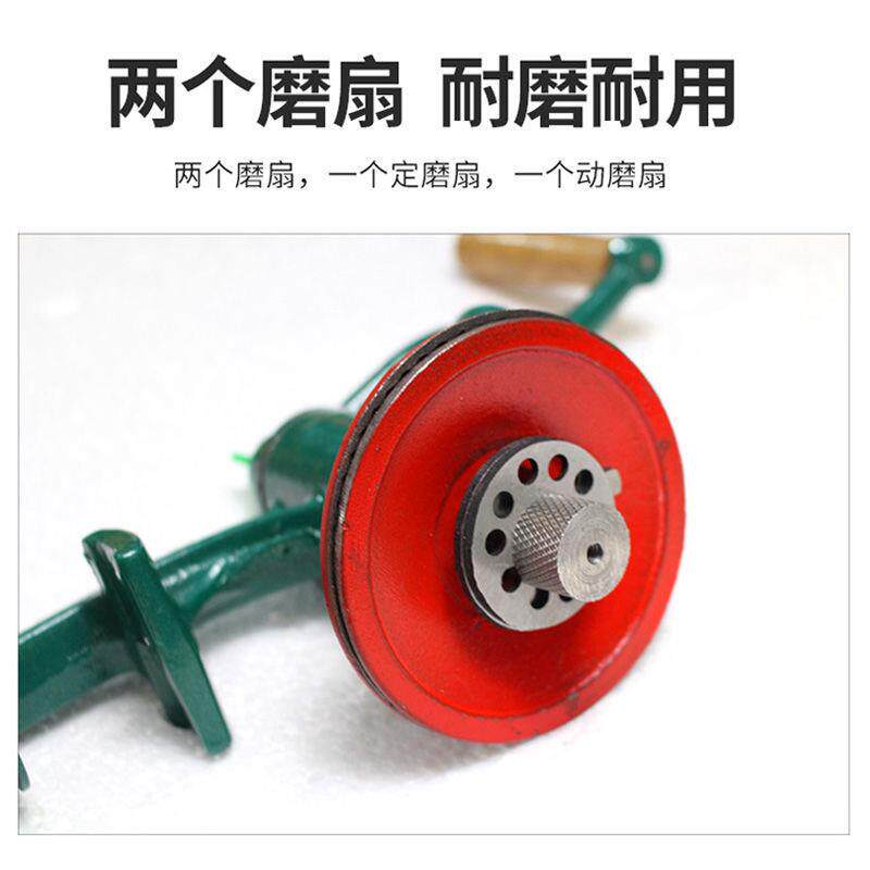 高档小型磨磨粉机手摇铸铁42251磨辣椒粉绞磨机机肉豆机绞手动研