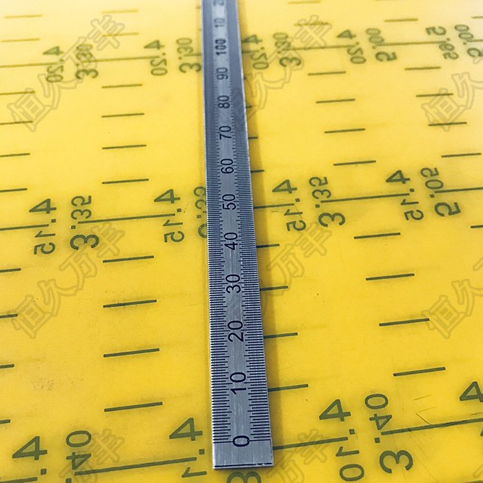 60厘米钢尺q条毫米尺软尺子高精度金属尺刻度尺10x05