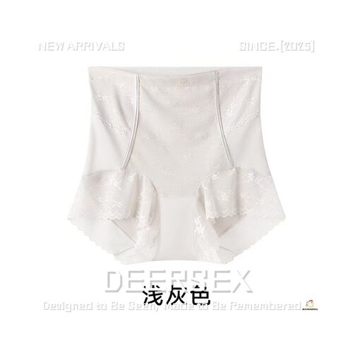 汕头品牌内衣蕾丝高腰内裤女提臀强力收腹短裤新款女士翘臀裤头束