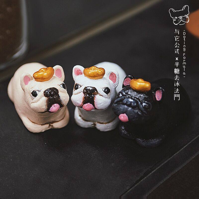 台湾宠物法斗周边摆件手办生日节日礼物桌面装饰办公桌摆设品