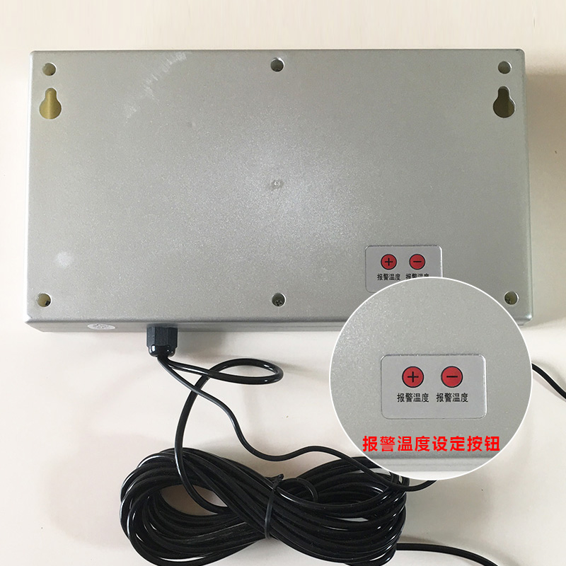 大屏数显温d度计工业家用室内浴池桑拿房测温屏带报警高精度温度