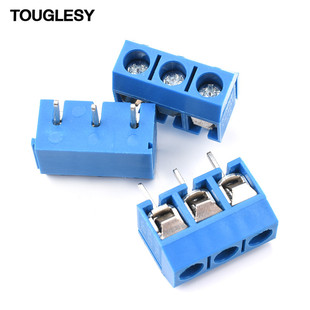 KF301-2P/3P接线端子可拼接一字/十字铁/铜针环保5.08接线柱5.0mm