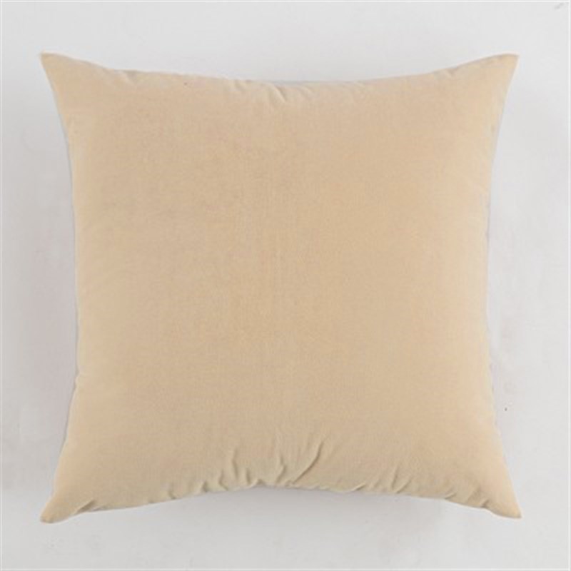 MUMI奶茶色天鹅绒抱枕沙发客厅靠垫轻奢简约现代北欧法式风棕靠枕