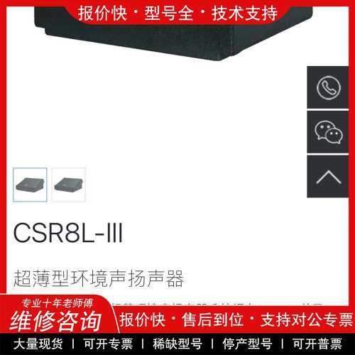 议价维修贝塔斯瑞CSR8L－Ⅲ环绕音响，全新未拆封，带厂家质保一