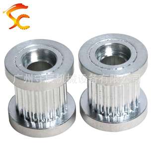 内孔4 带轴承 两面平 带宽9 3D打印机铝合金同步轮2GT20齿