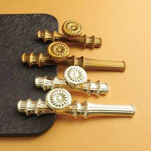 美式复古柜门拉手古铜色法式衣柜门橱柜抽屉家具中古风门把手