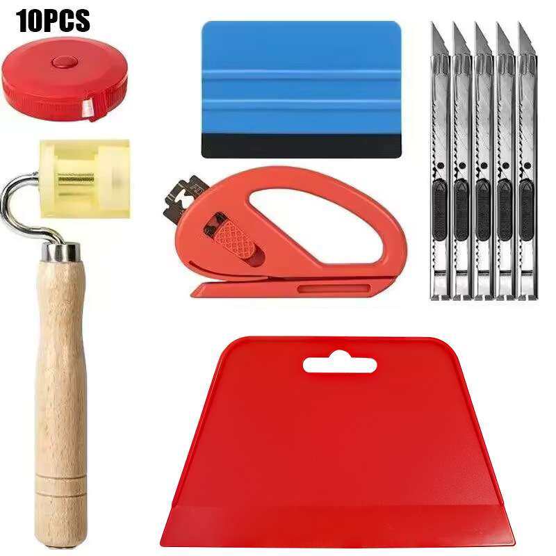 10件套密封梯形刮板墙纸平滑工具滚筒滚轮压轮美工刀壁纸刮刀工具,五金/工具,刮刀,淘宝优惠券,粉丝福利购,淘宝优惠卷