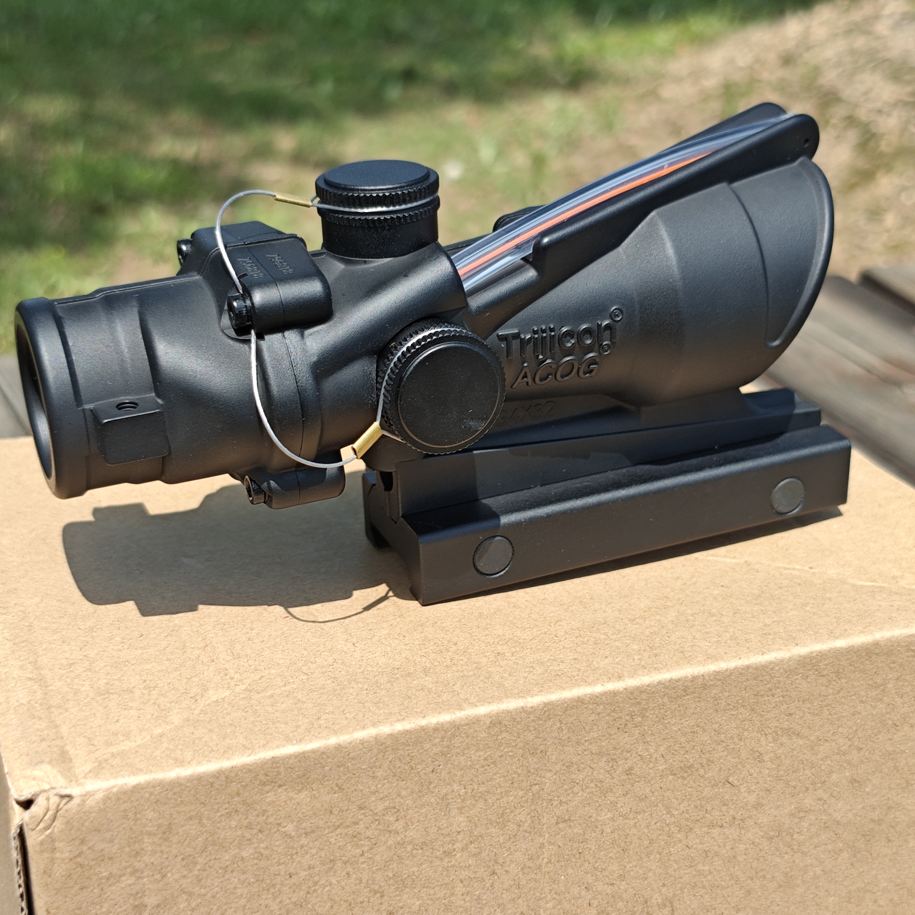 顶配复刻海螺Trijicon TA31 ACOG高清抗震防水无功能摆件弹弓备件