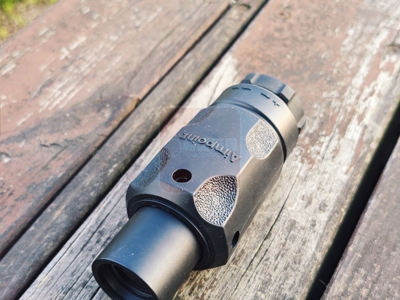 高品质复刻版Aimpoint 3x高清透光抗震防水无功能摆件 弹弓备件
