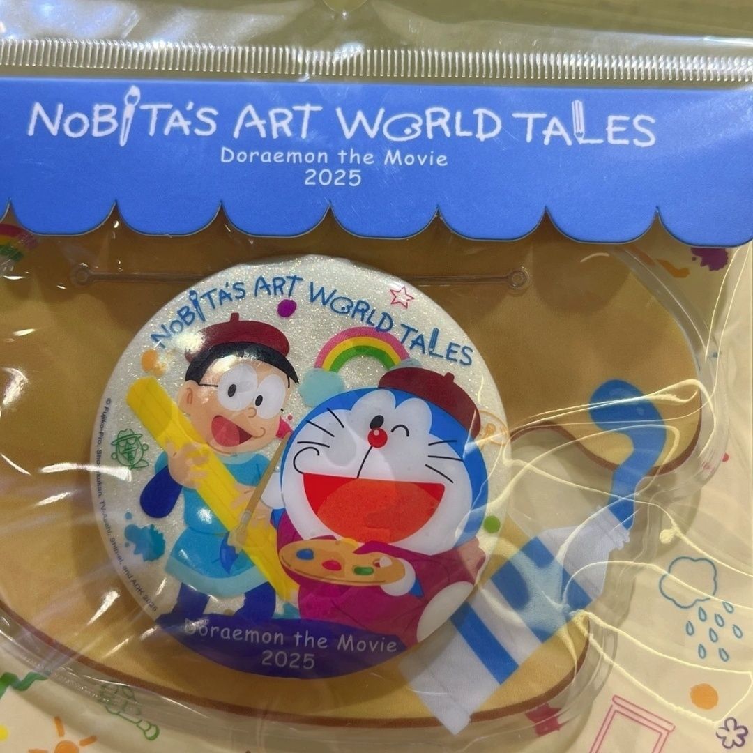 【全店满20包邮】哆啦A梦大电影绘画奇遇记自制吧唧可爱周边谷子