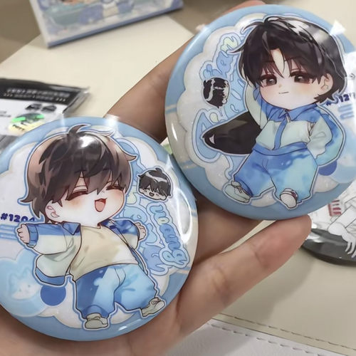 【全店满20包邮】某某周边 盛夏系列 江添盛望吧唧自制徽章胸针