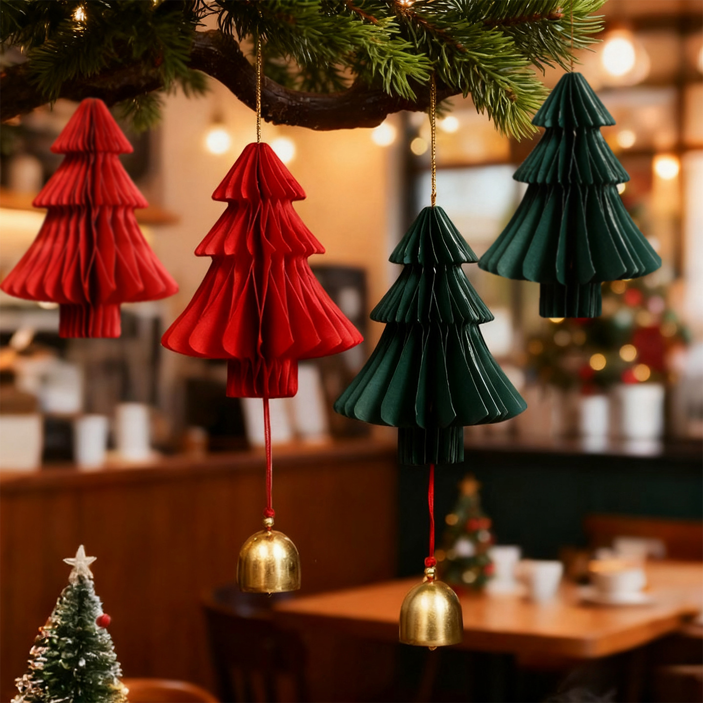 圣诞节橱窗装饰品铃铛挂件