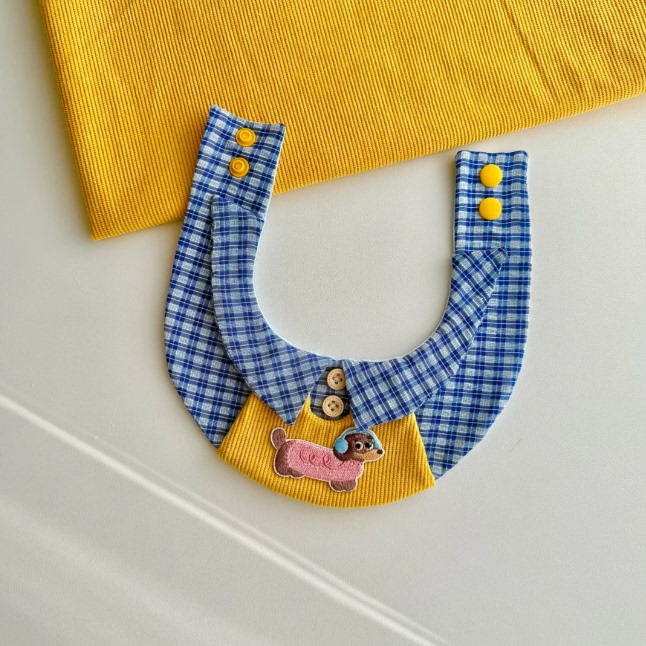 【娃衣】西高地小狗口水巾格子衬衫纯手工宠物围脖围巾玩具配饰,模玩/动漫/周边/娃圈三坑/桌游,棉花娃娃/毛绒玩具娃衣,淘宝优惠券,粉丝福利购,淘宝优惠卷