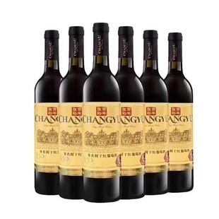 张裕多名利彩龙赤霞珠干红葡萄酒750ml*6瓶整箱装