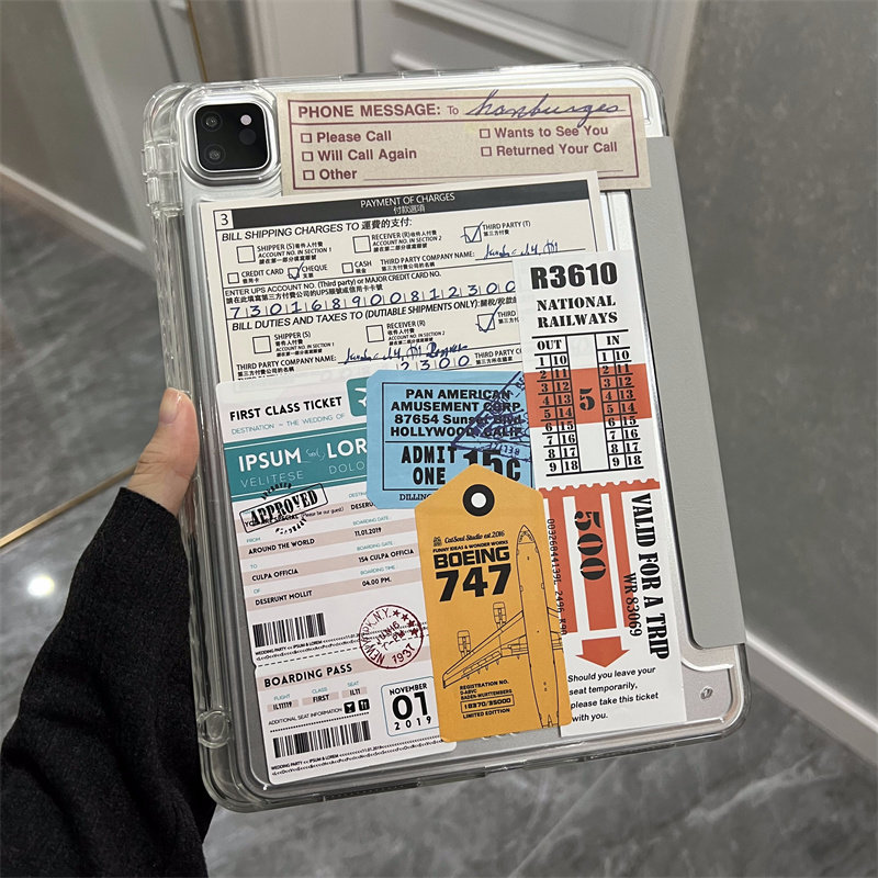 水晶款登机牌小米5/6pro