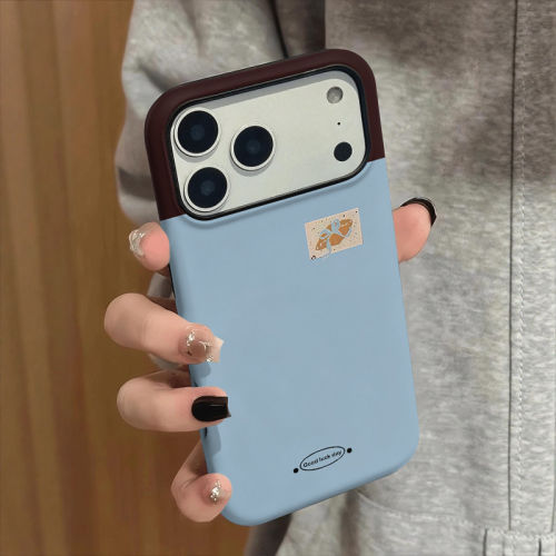 牛角包适用苹果17promax/iphone17pro新款韩式ins风氛围感16/15/1