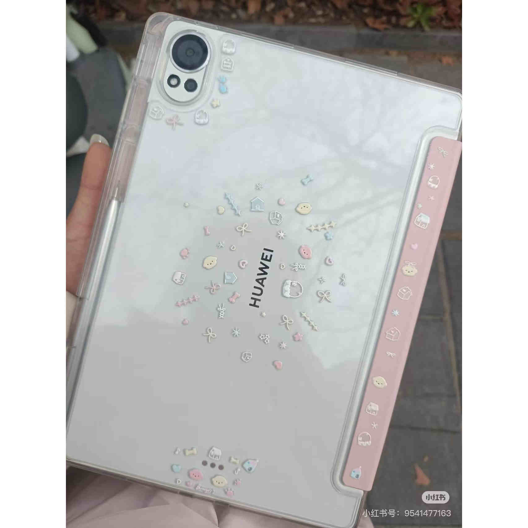 小红书同款爱心雪狗适用2025年ipad11保护壳ipadair765新款3+y折亚克力小米7保护套平板带笔槽防弯10.2寸