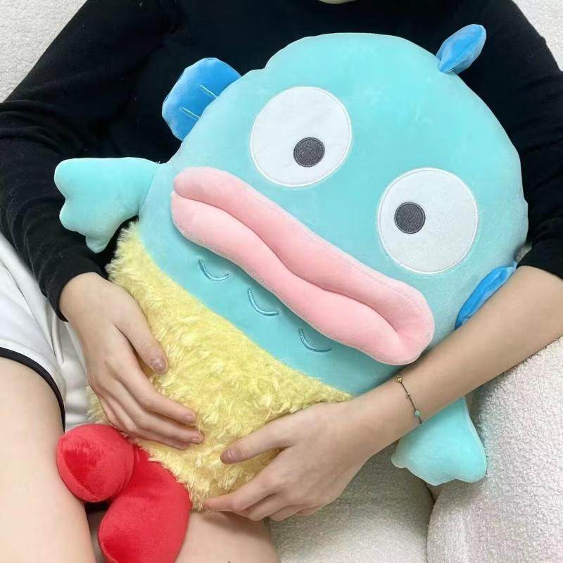 卡通人鱼汉顿小怪兽天妇罗炸虾抱枕玩偶丑鱼公仔变身虾尾毛绒娃娃,居家布艺,抱枕被,淘宝优惠券,粉丝福利购,淘宝优惠卷