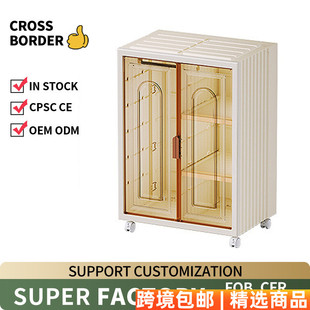 家用可折叠卧室简易衣橱塑料储物柜玩具衣服收纳柜 大号衣柜免安装