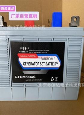 6-FNM-930G柴油发电机组专用蓄电池12V免维护电瓶